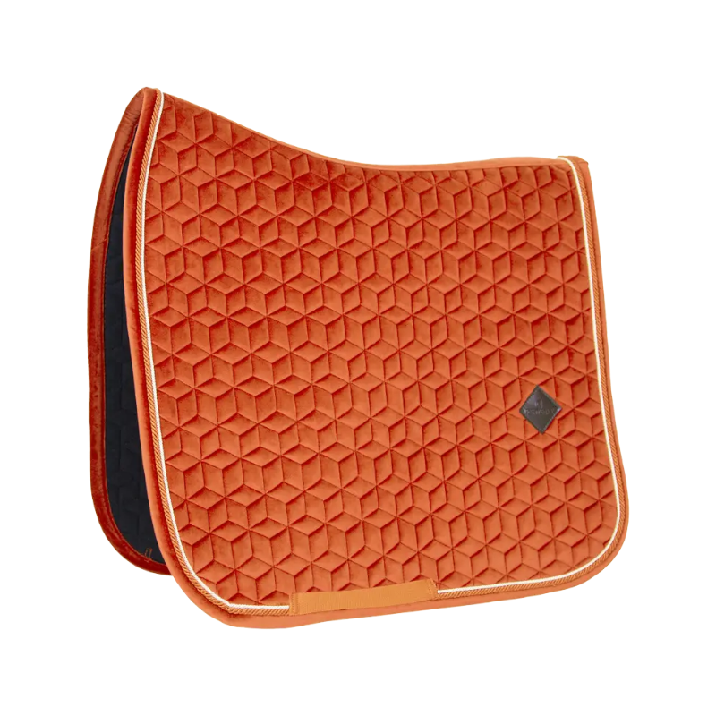 Kentucky Horsewear - Tapis de dressage Velvet Orange | - Ohlala