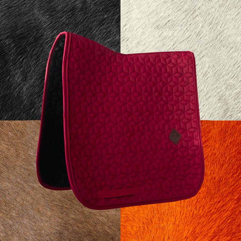 Kentucky Horsewear - Sottosella da dressage basic bordeaux | - Ohlala