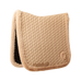 Kentucky Horsewear - Braided faux fur dressage saddle pad beige | - Ohlala