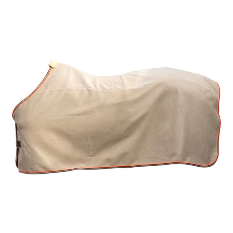 Kentucky Horsewear - Coperta in pile Heavy Melange beige | - Ohlala