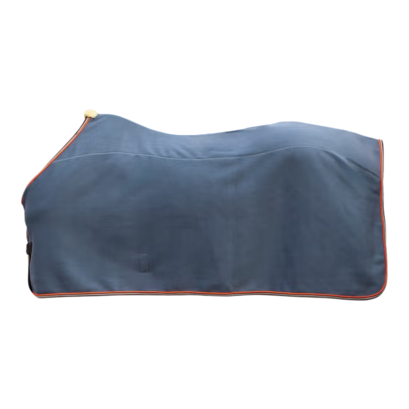 Kentucky Horsewear - Coperta in pile Heavy Melange dusty blue | - Ohlala
