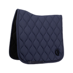Kentucky Horsewear - Wave Dressage Saddle Pad 3D Navy Logo | - Ohlala