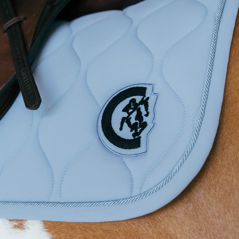 Kentucky Horsewear - Sattelpad Wave Jumping 3D Logo hellblau | - Ohlala