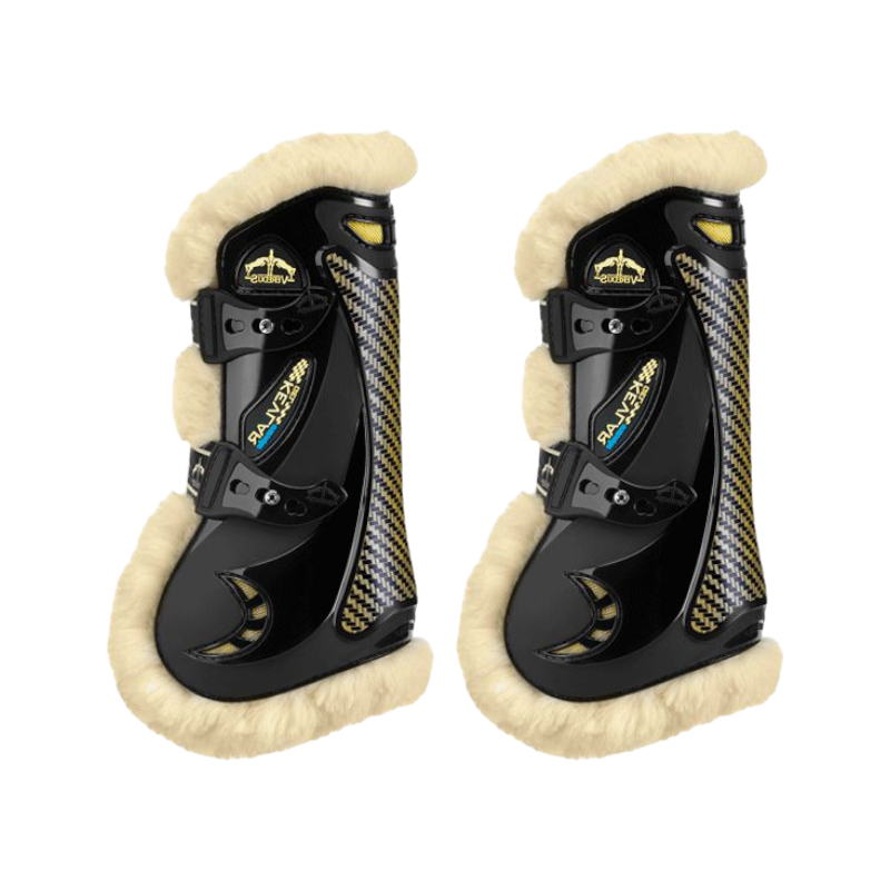 Veredus - Guêtres ouvertes Kevlar Gel Vento Save the Sheep Noir x2 | - Ohlala