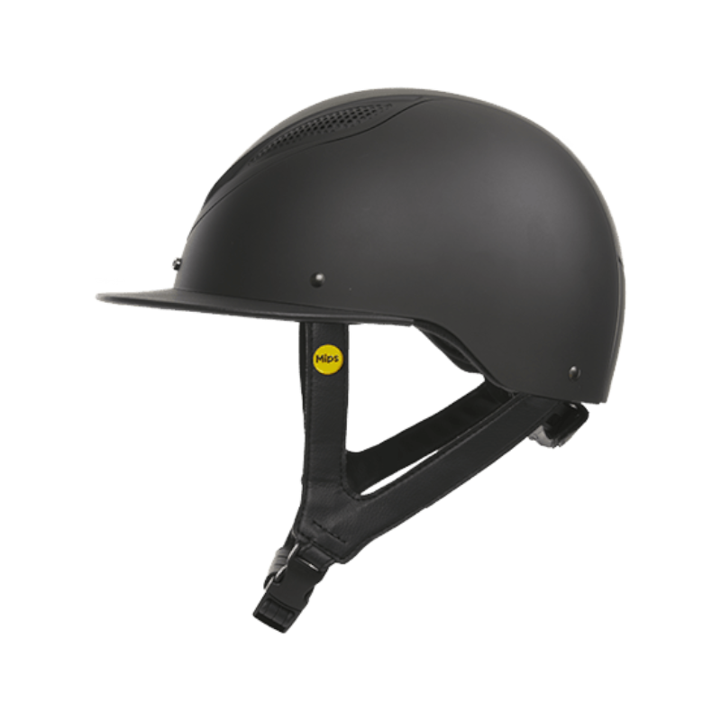 Lami-cell - Casque d'équitation Luc noir/cuir | - Ohlala
