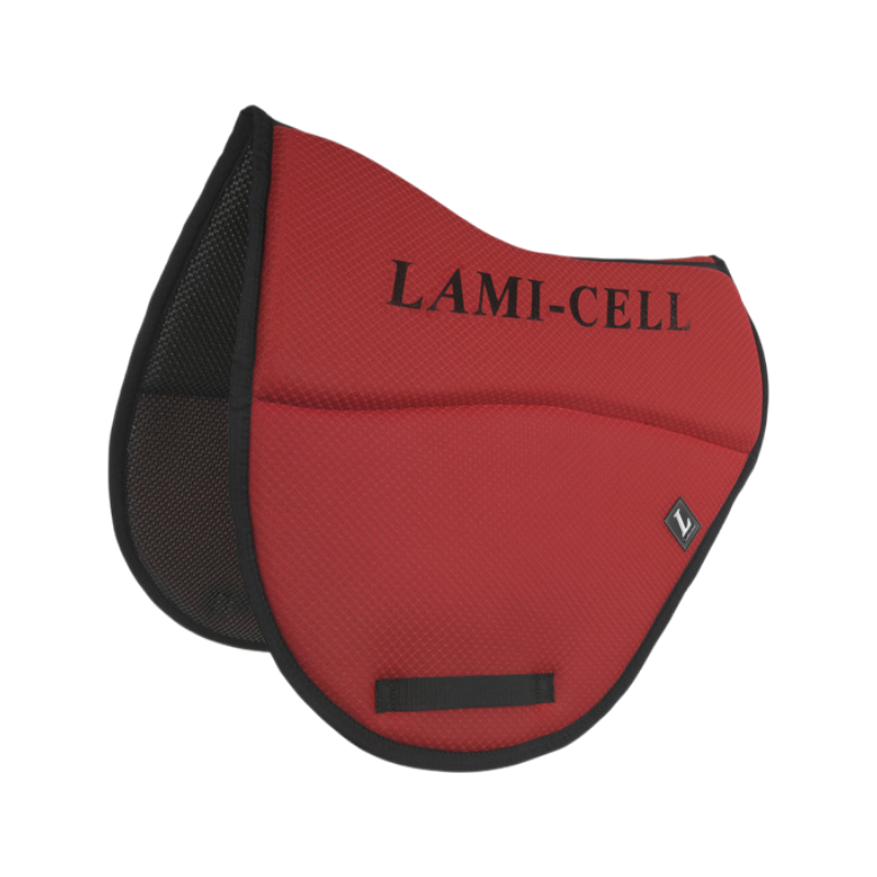 Lami-cell - New Endurance mesh red saddle pad | - Ohlala