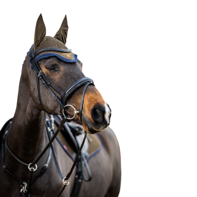 Lemieux - Bonnet anti-mouches Classic Alpine kaki/ marron | - Ohlala