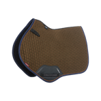 Lemieux - Tapis de selle Square en suédine Alpine kaki/ marron | - Ohlala
