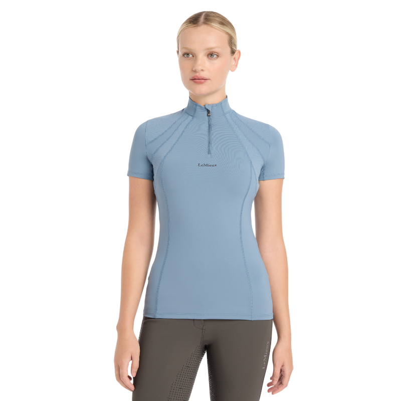 Lemieux - Mia Mesh Ice Blue Short Sleeve Women's Baselayer | - Ohlala