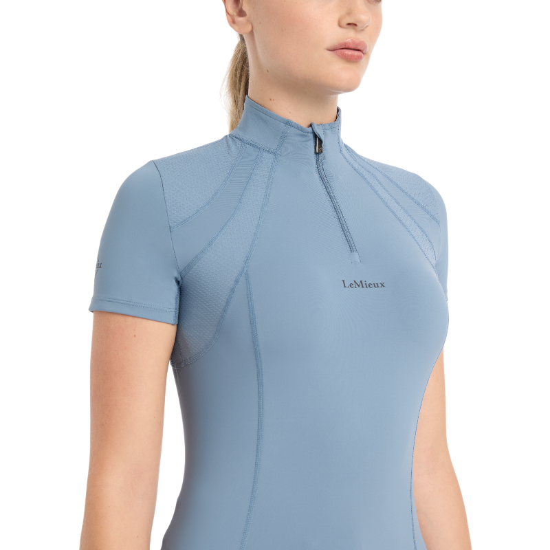 Lemieux - Mia Mesh Ice Blue Short Sleeve Women's Baselayer | - Ohlala