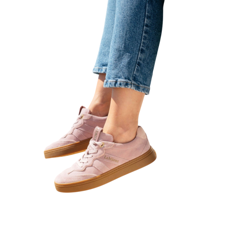 LeMieux - Sneakers in camoscio Stockbridge rosa selvatico