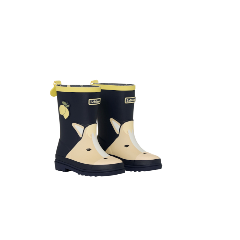 LeMieux - Splash Rain Boots in Citron/Black