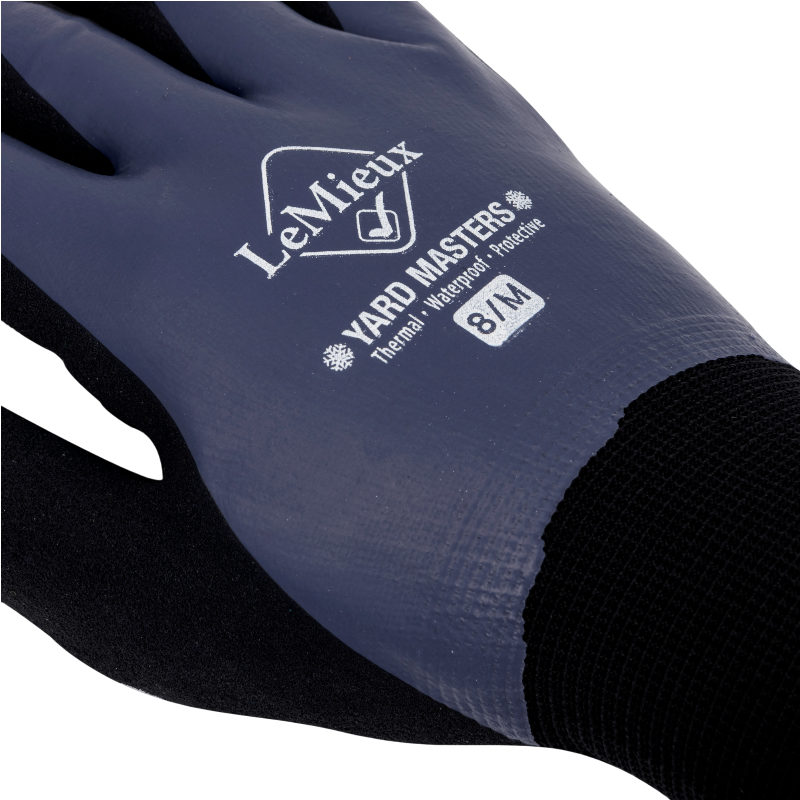 Lemieux - Thermal Navy Work Gloves | - Ohlala