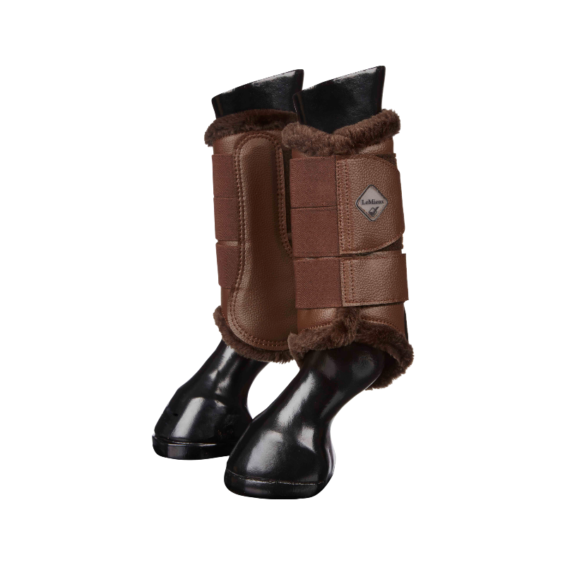 Lemieux - Guêtres fermées Fleece Lined marron (x2) | - Ohlala