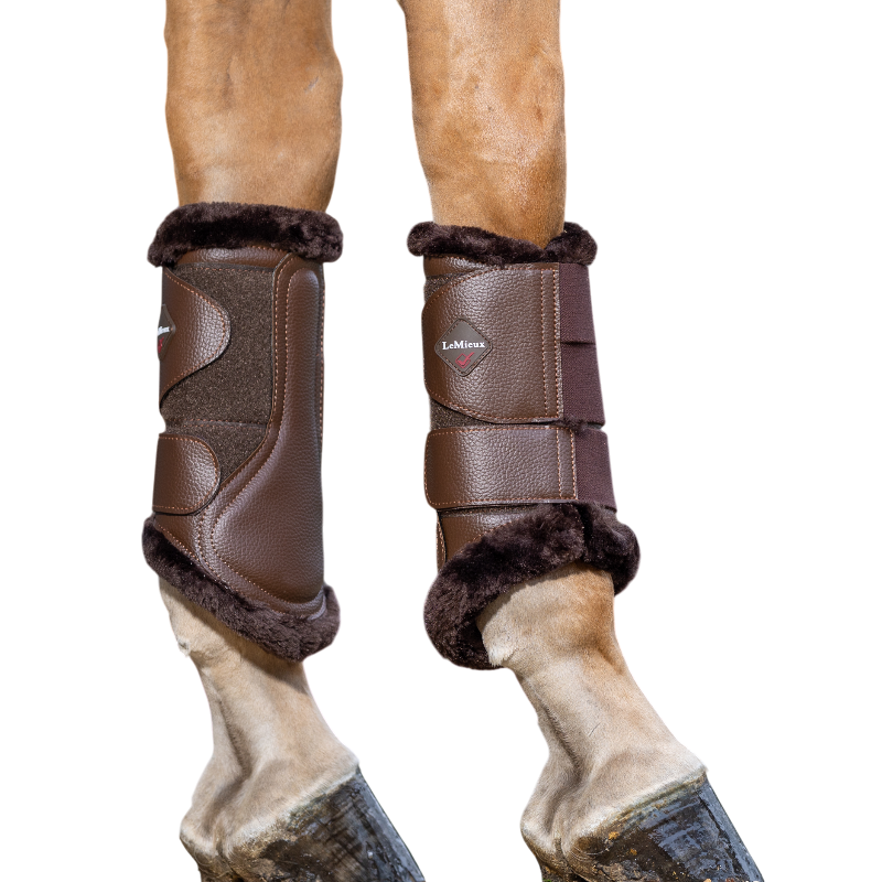 Lemieux - Guêtres fermées Fleece Lined marron (x2) | - Ohlala