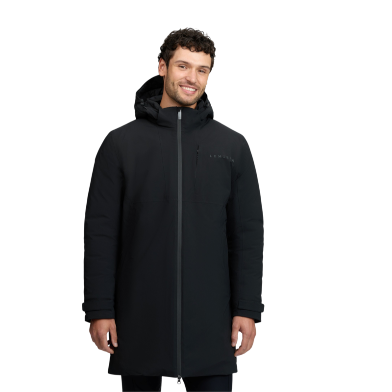 LeMieux - Cappotto impermeabile da allenamento da uomo nero