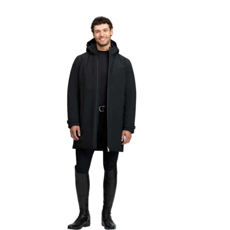 LeMieux - Cappotto impermeabile da allenamento da uomo nero