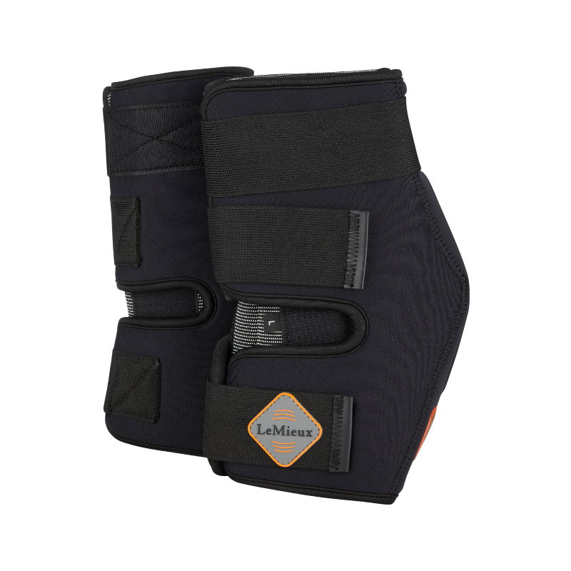 Lemieux - Therapeutic conductive black Magno knee protectors