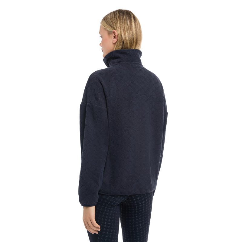 Lemieux - Damen Langarm-Sweatshirt Dana quarter zip marine | - Ohlala