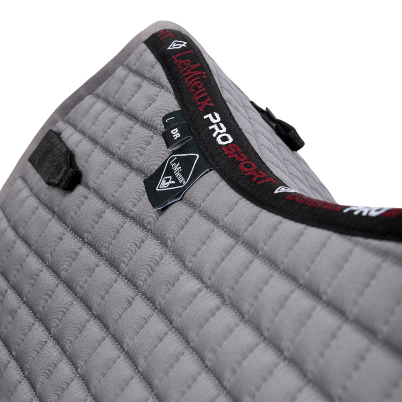 Lemieux - Square Cotton Dressage Pad Grey | - Ohlala