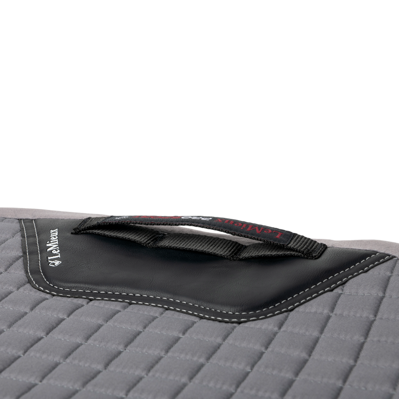 Lemieux - Square Cotton dressage pad grey | - Ohlala