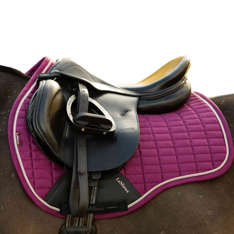LeMieux - Tapis de selle GP Suede Square blackberry