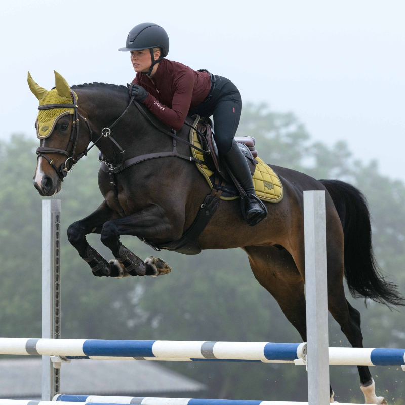 LeMieux - Loire Classic Close Contact Square Saddle Pad in Gooseberry