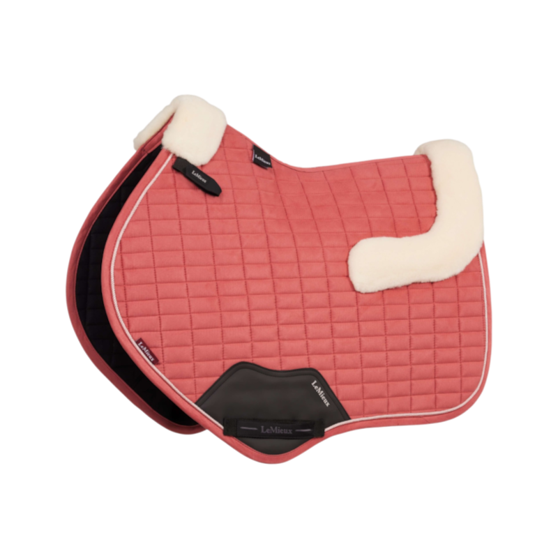 LeMieux - Tapis de selle Suede Close Contact Square Merino+ spiced earth