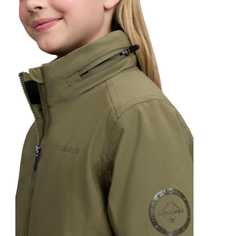 LeMieux - Kids’ Clarissa Crew Waterproof Jacket in Willow Green