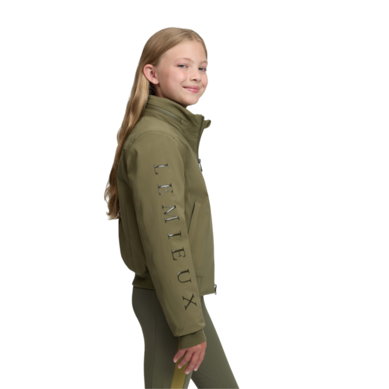 LeMieux - Kids’ Clarissa Crew Waterproof Jacket in Willow Green