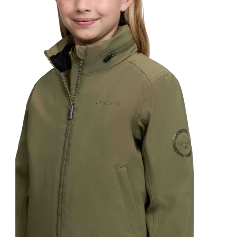 LeMieux - Kids’ Clarissa Crew Waterproof Jacket in Willow Green
