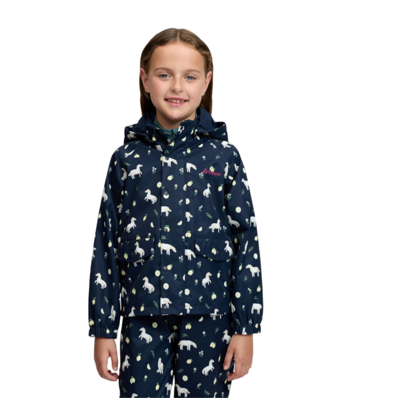 LeMieux - Giacca impermeabile per bambini Pippin Splash blu navy