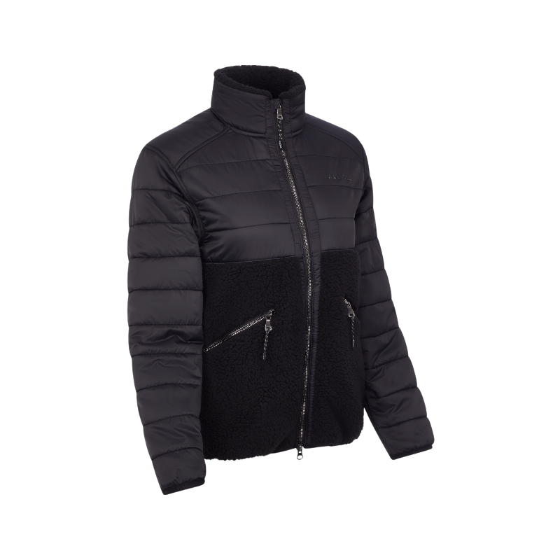 Lemieux - Polaire manches longues hybride femme Alissa noir