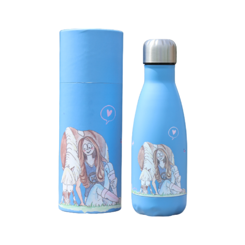 Les poneys de Zoé - Gourde LPZ bleu | - Ohlala