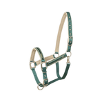 Lami-cell - Elegance green/champagne headcollar | - Ohlala