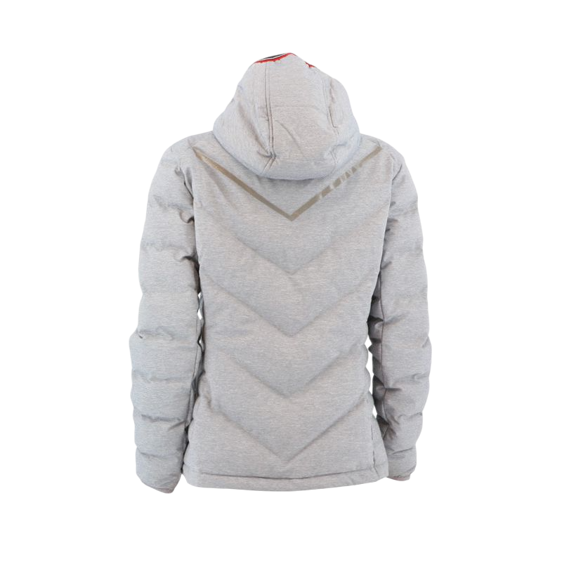 Equithème - Gesteppte Damen Langarmjacke Lara Grau Meliert | - Ohlala