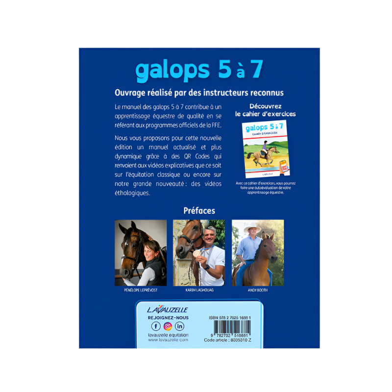 Lavauzelle - Libro de preparación galops 5 a 7 con vídeos | - Ohlala