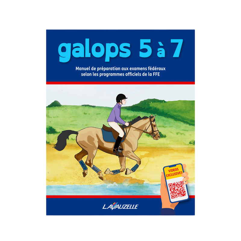 Lavauzelle - Libro de preparación galops 5 a 7 con vídeos | - Ohlala