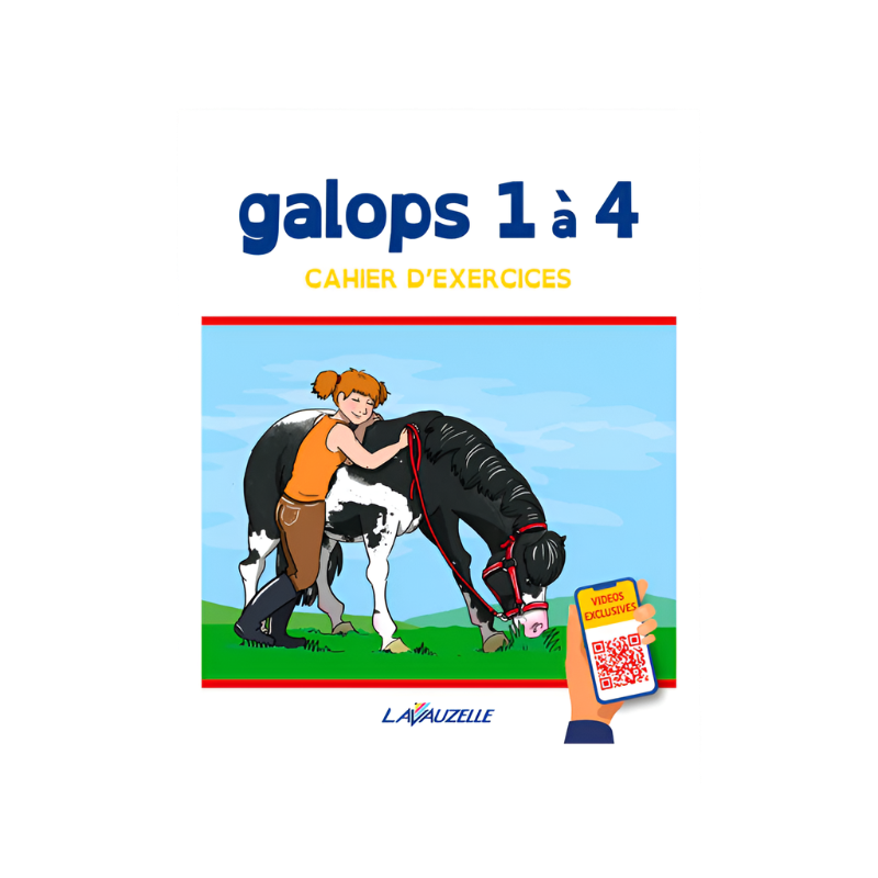 Lavauzelle - Cuaderno de ejercicios galops 1 a 4 con vídeos | - Ohlala