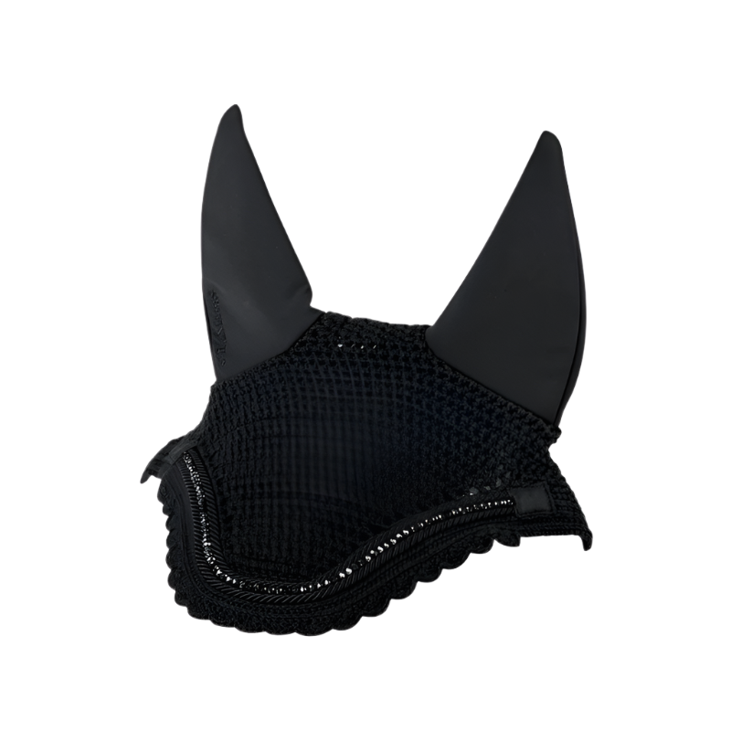 LeMieux - Geräuschdämpfende Fliegenhaube Diamante Acoustic schwarz | - Ohlala