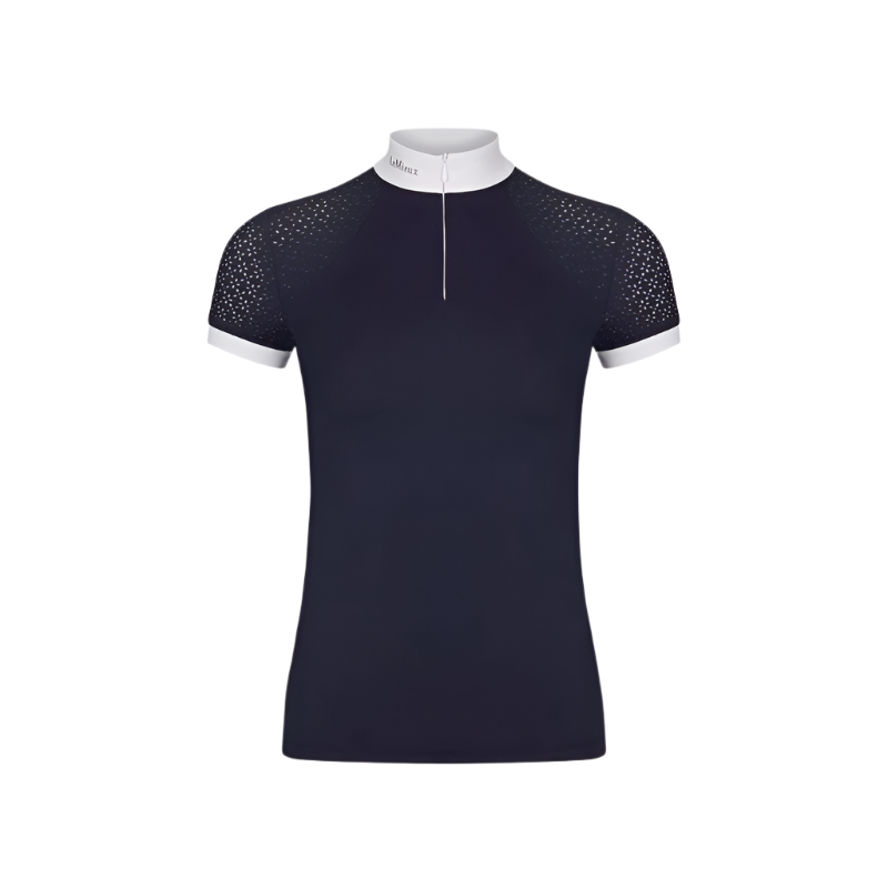 LeMieux - Women's short sleeve shirt Olivia navy | - Ohlala