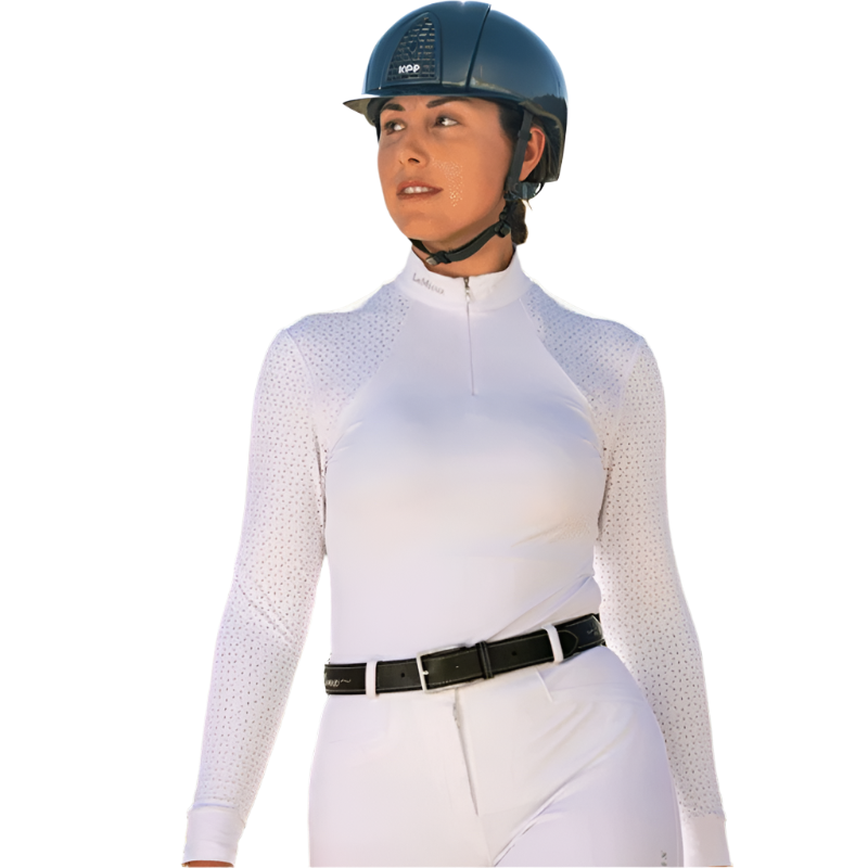 LeMieux - Langarmshirt Damen Olivia weiß | - Ohlala