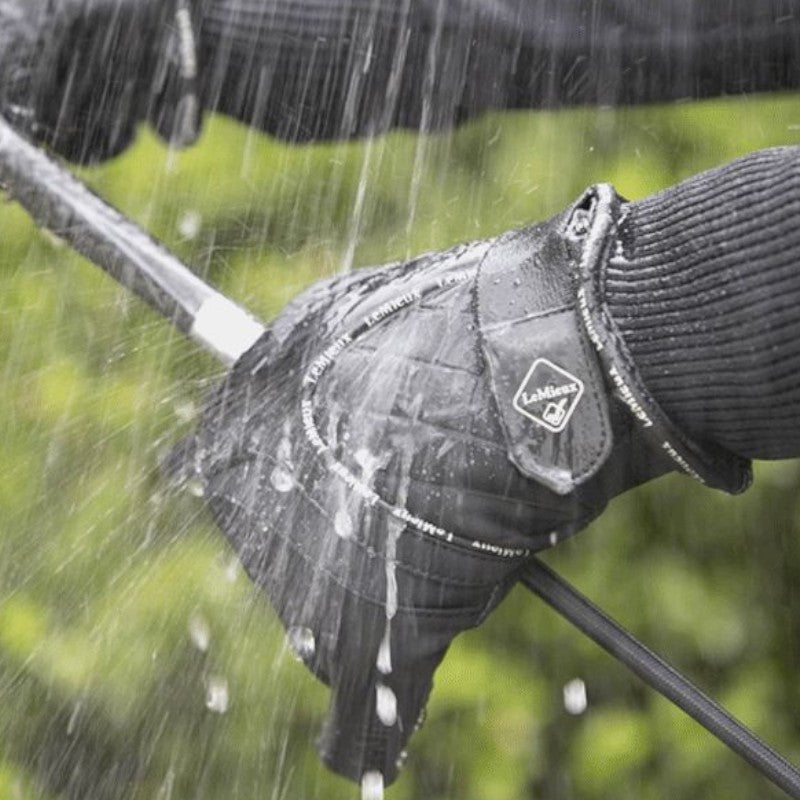 LeMieux - Gants d'équitation imperméables Pro Touch noir | - Ohlala