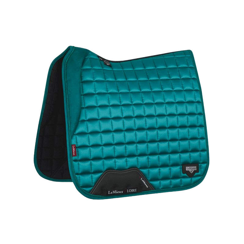 LeMieux - Loire Memory Satin dressage pad green | - Ohlala