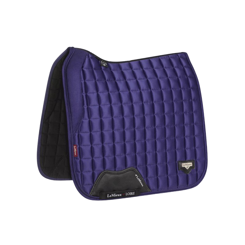 LeMieux - Loire Memory Satin violet dressage pad | - Ohlala