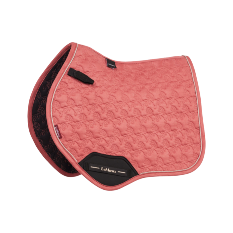 Mini Suede Close Contact Square Saddle Pad in Spiced Earth - LeMieux