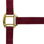 Norton - Licol nylon doublé cuir bordeaux | - Ohlala