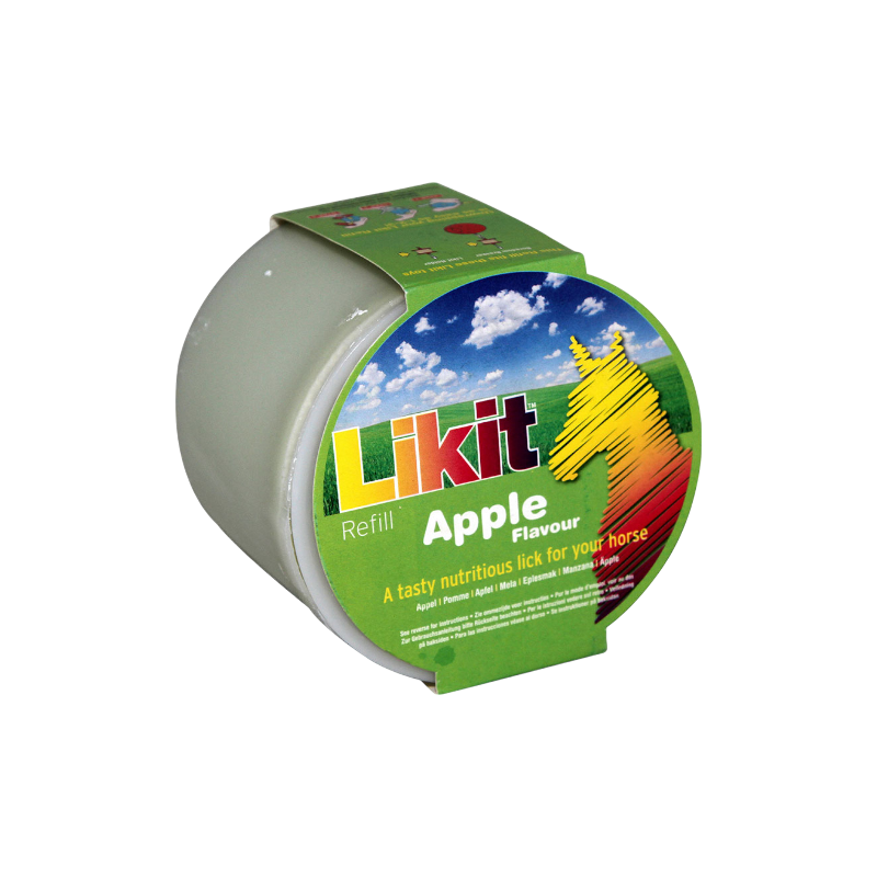 Likit - Horse treat apple lick stone 650 g | - Ohlala