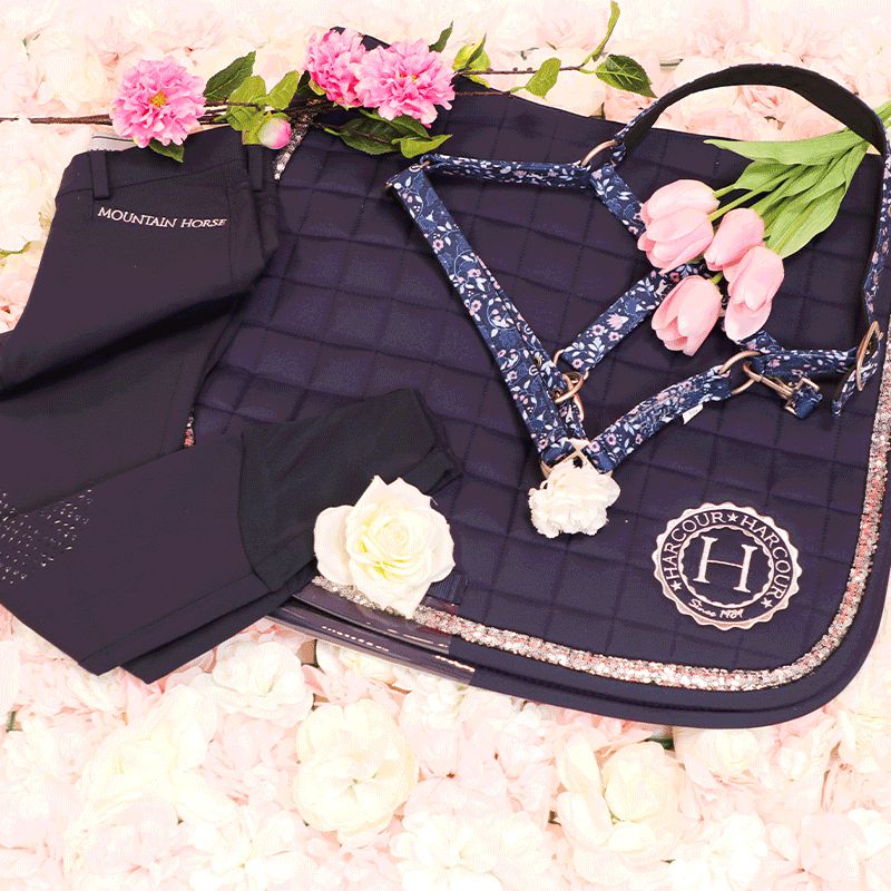 Mountain Horse - Pantaloni da equitazione donna GTK Ester blu navy | - Ohlala