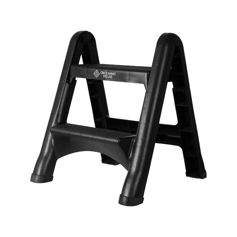 Grooming Deluxe - Escalón plegable negro